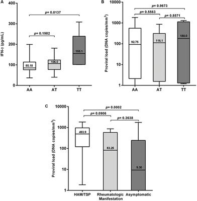 IFNG +874A/T Polymorphism Among Asymptomatic HTLV-1-Infected Individuals Is Potentially Related to a Worse Prognosis